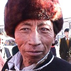 Old Tibetan Man In Front of The Jokhang Temple 1