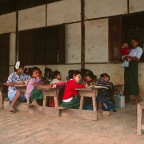 Children at School In The Mandalay Countryside