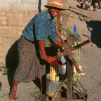 Man Making Cane Juice