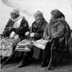 Old Tibetan Women Hanging-Out