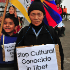 Tibetan Protester