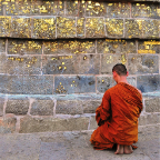Thai Monk Visiting India