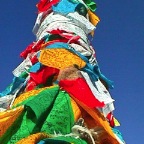 Prayer Flags At The Jokhang Temple