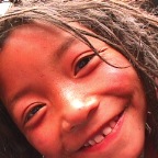 Cute Nomadic Child At The Jokhang
